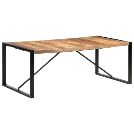 vidaXL Esstisch 200x100x75 cm Massivholz mit Palisander-Finish