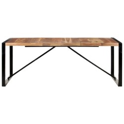 vidaXL Esstisch 200x100x75 cm Massivholz mit Palisander-Finish