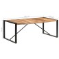 vidaXL Esstisch 200x100x75 cm Massivholz mit Palisander-Finish