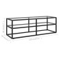 vidaXL TV-Schrank Schwarz mit Hartglas 120x40x40 cm vidaXL TV-Schrank Schwarz mit Hartglas 120x40x40 cm