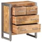 vidaXL Sideboard 60x35x70 cm Raues Mangoholz vidaXL Sideboard 60x35x70 cm Raues Mangoholz