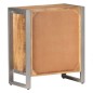 vidaXL Sideboard 60x35x70 cm Raues Mangoholz vidaXL Sideboard 60x35x70 cm Raues Mangoholz