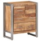 vidaXL Sideboard 60x35x70 cm Raues Mangoholz vidaXL Sideboard 60x35x70 cm Raues Mangoholz