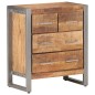 vidaXL Sideboard 60x35x70 cm Raues Mangoholz vidaXL Sideboard 60x35x70 cm Raues Mangoholz