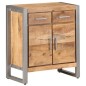vidaXL Sideboard 60x35x72 cm Raues Mangoholz vidaXL Sideboard 60x35x72 cm Raues Mangoholz