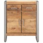 vidaXL Sideboard 60x35x72 cm Raues Mangoholz vidaXL Sideboard 60x35x72 cm Raues Mangoholz