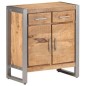 vidaXL Sideboard 60x35x72 cm Raues Mangoholz vidaXL Sideboard 60x35x72 cm Raues Mangoholz