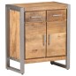 vidaXL Sideboard 60x35x72 cm Raues Mangoholz vidaXL Sideboard 60x35x72 cm Raues Mangoholz