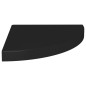 vidaXL Eck-Schweberegale 4 Stk. Schwarz 35x35x3,8 cm MDF vidaXL Eck-Schweberegale 4 Stk. Schwarz 35x35x3,8 cm MDF