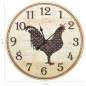 vidaXL Wanduhr mit Huhn-Design Mehrfarbig 60 cm MDF vidaXL Wanduhr mit Huhn-Design Mehrfarbig 60 cm MDF