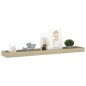 vidaXL Loggia Wandregale 2 Stk. Eichen-Optik 80x15x4 cm MDF vidaXL Loggia Wandregale 2 Stk. Eichen-Optik 80x15x4 cm MDF