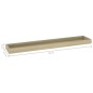 vidaXL Loggia Wandregale 2 Stk. Eichen-Optik 80x15x4 cm MDF vidaXL Loggia Wandregale 2 Stk. Eichen-Optik 80x15x4 cm MDF