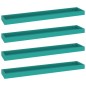 vidaXL Loggia Wandregale 4 Stk. Blau 80x15x4 cm MDF vidaXL Loggia Wandregale 4 Stk. Blau 80x15x4 cm MDF