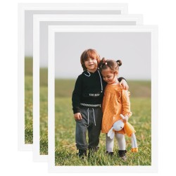vidaXL Bilderrahmen Collage 3 Stk. für Wand Tisch Weiß 70x90 cm MDF