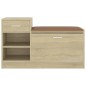 Schuhbank Sonoma-Eiche 94,5x31x57 cm Holzwerkstoff Schuhbank Sonoma-Eiche 94,5x31x57 cm Holzwerkstoff