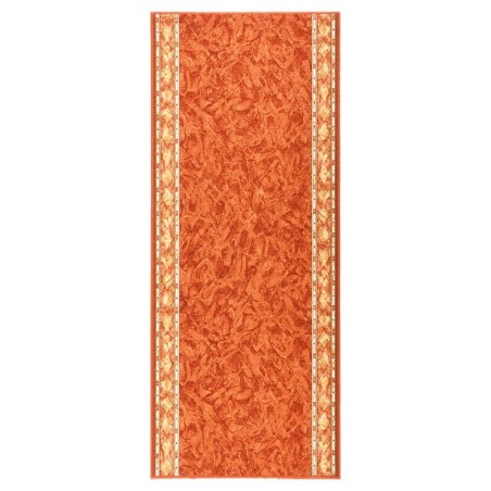 vidaXL Teppichläufer Terrakottarot 100x250 cm Rutschfest