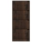 vidaXL Schuhschrank mit 4 Türen Räuchereiche 59x24x136cm Holzwerkstoff vidaXL Schuhschrank mit 4 Türen Räuchereiche 59x24x136cm Holzwerkstoff