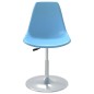 vidaXL Esszimmerstühle 2 Stk. Drehbar Blau PP vidaXL Esszimmerstühle 2 Stk. Drehbar Blau PP