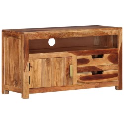 vidaXL TV-Schrank 90x34,5x50 cm Massivholz Akazie