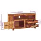 vidaXL TV-Schrank 90x34,5x50 cm Massivholz Akazie vidaXL TV-Schrank 90x34,5x50 cm Massivholz Akazie