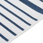 vidaXL Teppich Marineblau 80x300 cm Baumwolle vidaXL Teppich Marineblau 80x300 cm Baumwolle