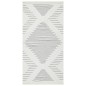 vidaXL Teppich Dunkelgrau 80x150 cm Baumwolle vidaXL Teppich Dunkelgrau 80x150 cm Baumwolle