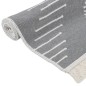vidaXL Teppich Dunkelgrau 80x150 cm Baumwolle vidaXL Teppich Dunkelgrau 80x150 cm Baumwolle