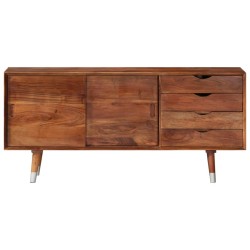 vidaXL TV-Schrank 118×30×55 cm Massivholz Akazie