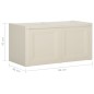 vidaXL Kissenbox Vanilleeis 86x40x42 cm 85 L vidaXL Kissenbox Vanilleeis 86x40x42 cm 85 L