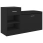 vidaXL Schuhbank Schwarz 94,5x31x57 cm Holzwerkstoff vidaXL Schuhbank Schwarz 94,5x31x57 cm Holzwerkstoff
