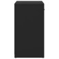 vidaXL Schuhbank Schwarz 94,5x31x57 cm Holzwerkstoff vidaXL Schuhbank Schwarz 94,5x31x57 cm Holzwerkstoff