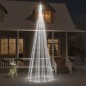 vidaXL LED-Weihnachtsbaum für Fahnenmast Kaltweiß 732 LEDs 500 cm vidaXL LED-Weihnachtsbaum für Fahnenmast Kaltweiß 732 LEDs 500 cm