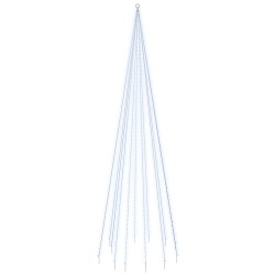 vidaXL LED-Weihnachtsbaum für Fahnenmast Kaltweiß 732 LEDs 500 cm
