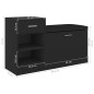 vidaXL Schuhbank Schwarz 94,5x31x57 cm Holzwerkstoff vidaXL Schuhbank Schwarz 94,5x31x57 cm Holzwerkstoff