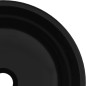 vidaXL Waschbecken Hartglas 35x12 cm Schwarz vidaXL Waschbecken Hartglas 35x12 cm Schwarz