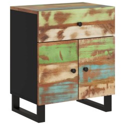 vidaXL Nachttisch 50x33x60 cm Altholz Massiv & Holzwerkstoff