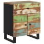 vidaXL Nachttisch 50x33x60 cm Altholz Massiv & Holzwerkstoff