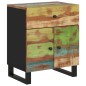 vidaXL Nachttisch 50x33x60 cm Altholz Massiv & Holzwerkstoff