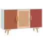 vidaXL Sideboard Weiß 105x30x65,5 cm Holzwerkstoff vidaXL Sideboard Weiß 105x30x65,5 cm Holzwerkstoff