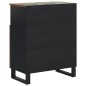 vidaXL Sideboard mit 2 Türen 60x33x75 cm Altholz Massiv vidaXL Sideboard mit 2 Türen 60x33x75 cm Altholz Massiv
