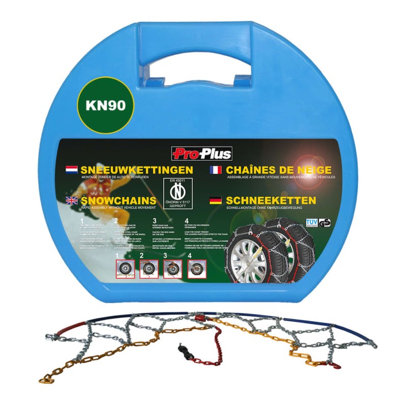 ProPlus Schneeketten für Autoreifen 12 mm KN90 2 Stk. ProPlus Schneeketten für Autoreifen 12 mm KN90 2 Stk.