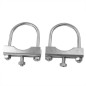 ProPlus Stützrad-Klemme + U-Klammern 60/70 mm 2 Stück 341534S ProPlus Stützrad-Klemme + U-Klammern 60/70 mm 2 Stück 341534S