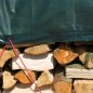 Nature Holzplane 5x6 m PE Grün 6072420 Nature Holzplane 5x6 m PE Grün 6072420