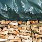 Nature Holzplane 5x6 m PE Grün 6072420 Nature Holzplane 5x6 m PE Grün 6072420