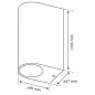 Ranex LED-Wandleuchte 6 W Grau 5000.331 Ranex LED-Wandleuchte 6 W Grau 5000.331