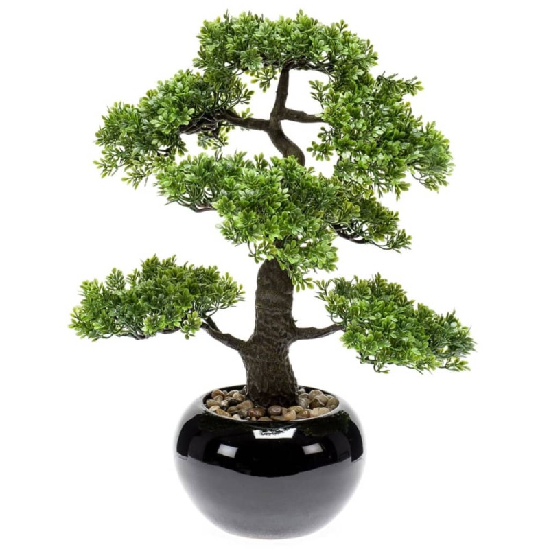 Emerald Kunstpflanze Bonsai Ficus Grün 47 cm 420006 Emerald Kunstpflanze Bonsai Ficus Grün 47 cm 420006