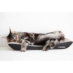 MyKotty Katzen-Kratzmöbel TOBI 59 x 25 x 6,9 cm Schwarz 3089