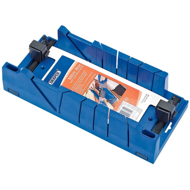 Draper Tools Profi Gehrungssäge mit Spannvorrichtung Blau 09789 Draper Tools Profi Gehrungssäge mit Spannvorrichtung Blau 09789