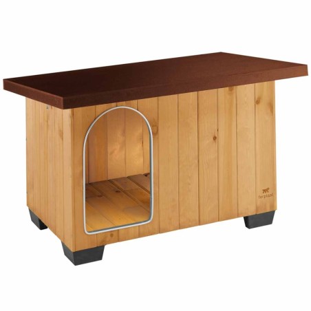 Ferplast Hundehütte Baita 80 Braun 102 x 70 x 65,5 cm 87015000