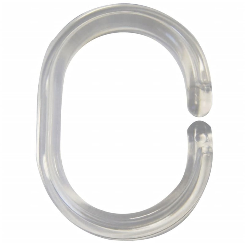 RIDDER Duschvorhangringe Transparent 49300 RIDDER Duschvorhangringe Transparent 49300
